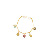 Gold Charm Bracelet - Zumorrud